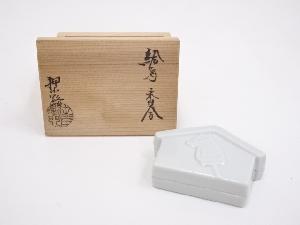 京焼　押小路窯造　絵馬香合
